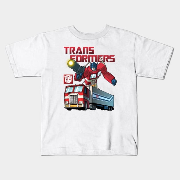 Transformers Kids T-Shirt by Orlind